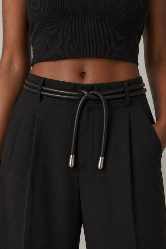 Chunky Leather Wrap Belt