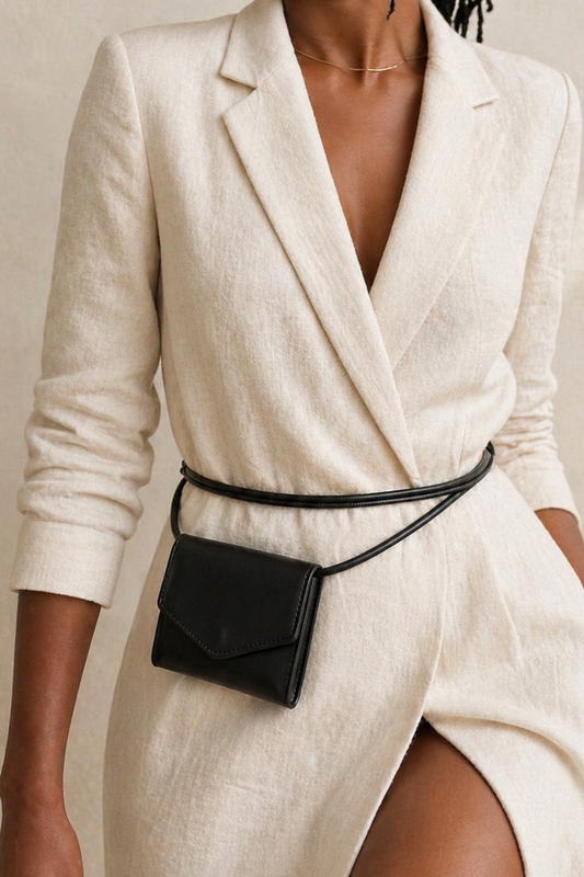 Attachable Leather Card Holder Set