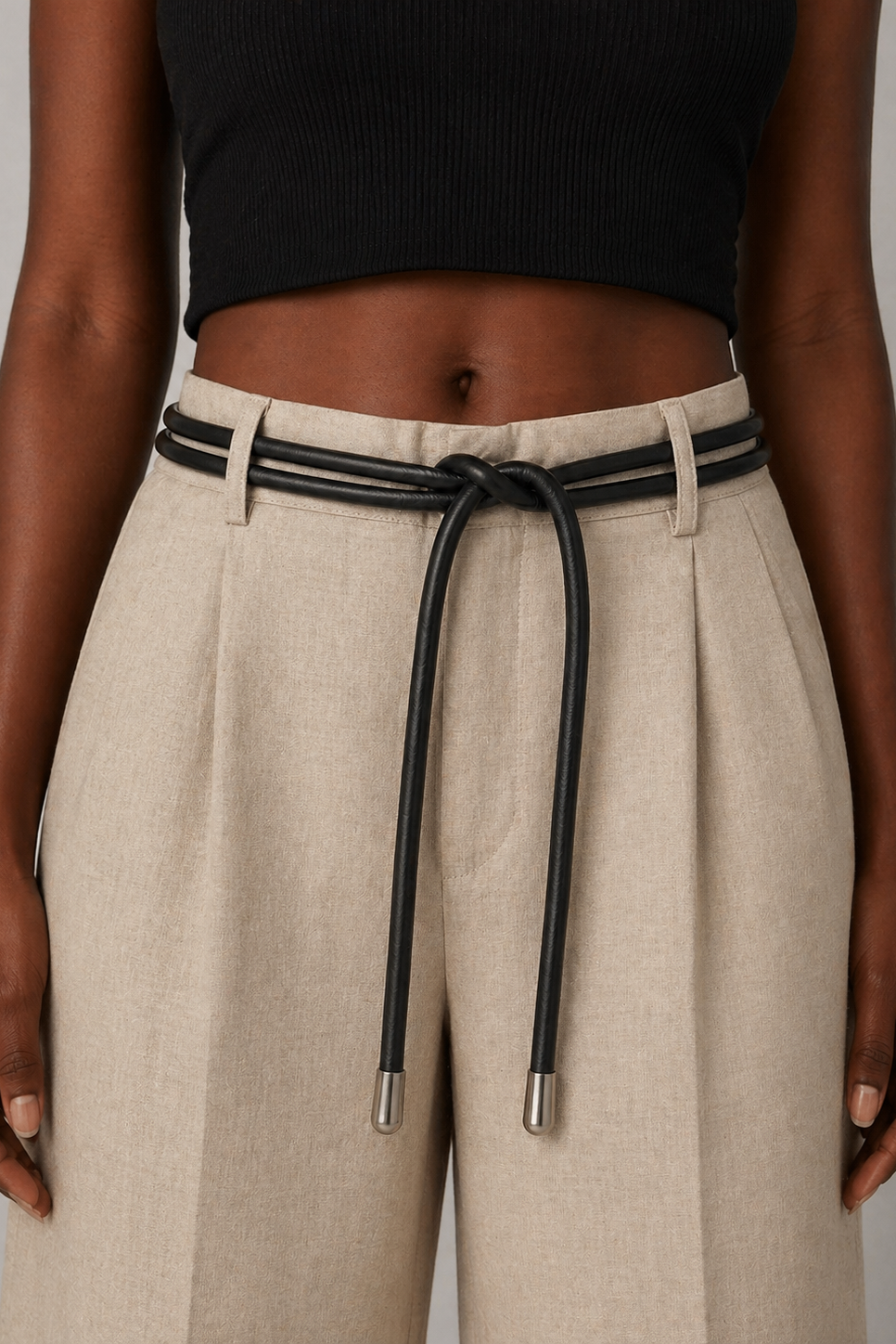 Chunky Leather Wrap Belt