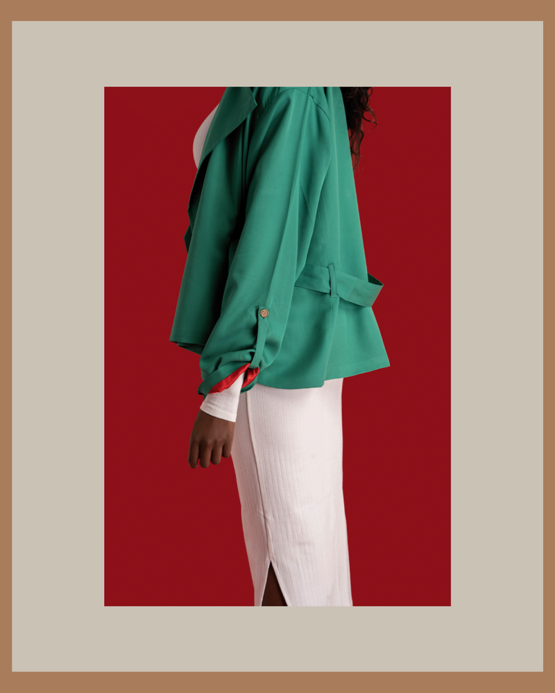Green Trench Coat