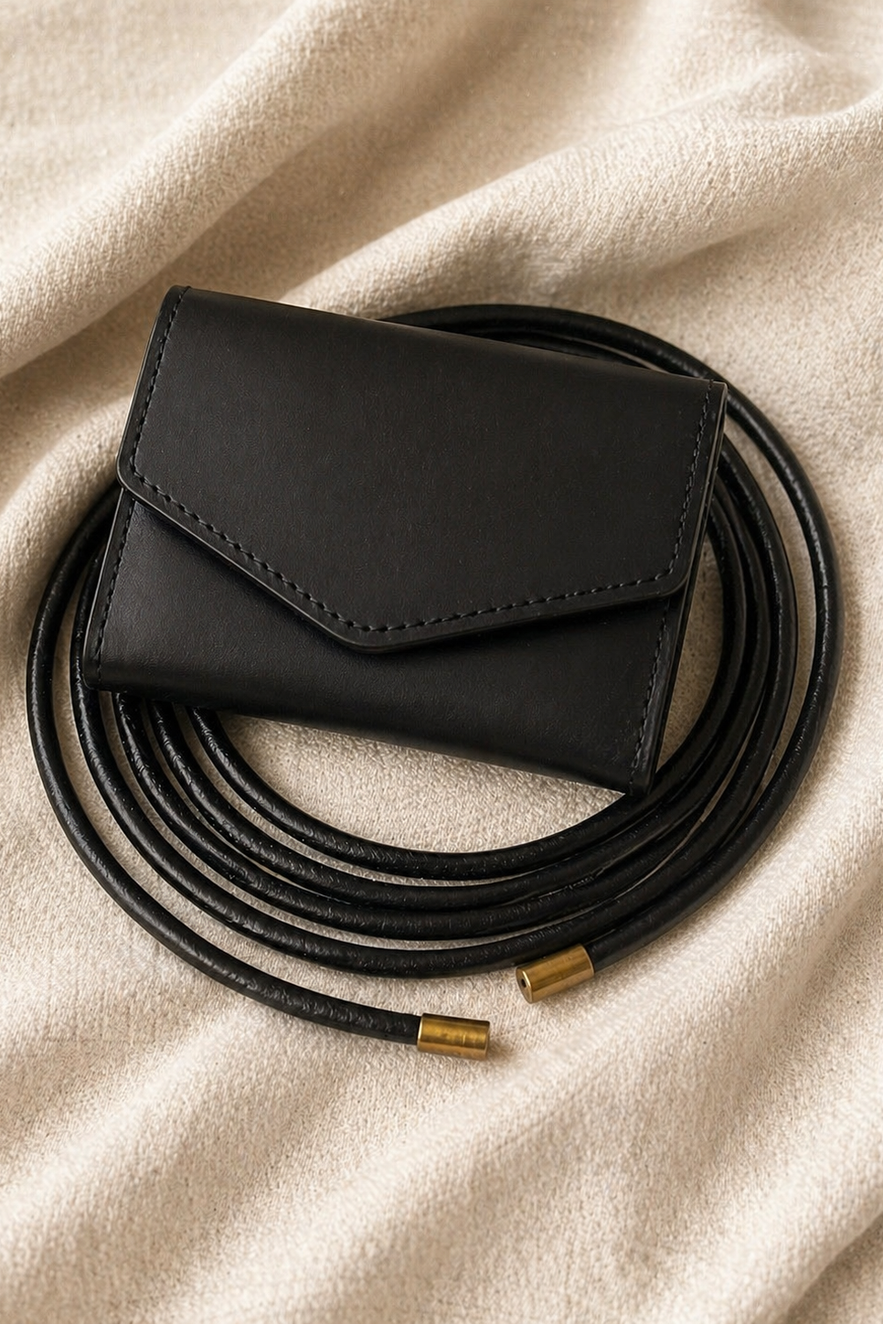 Attachable Leather Card Holder Set