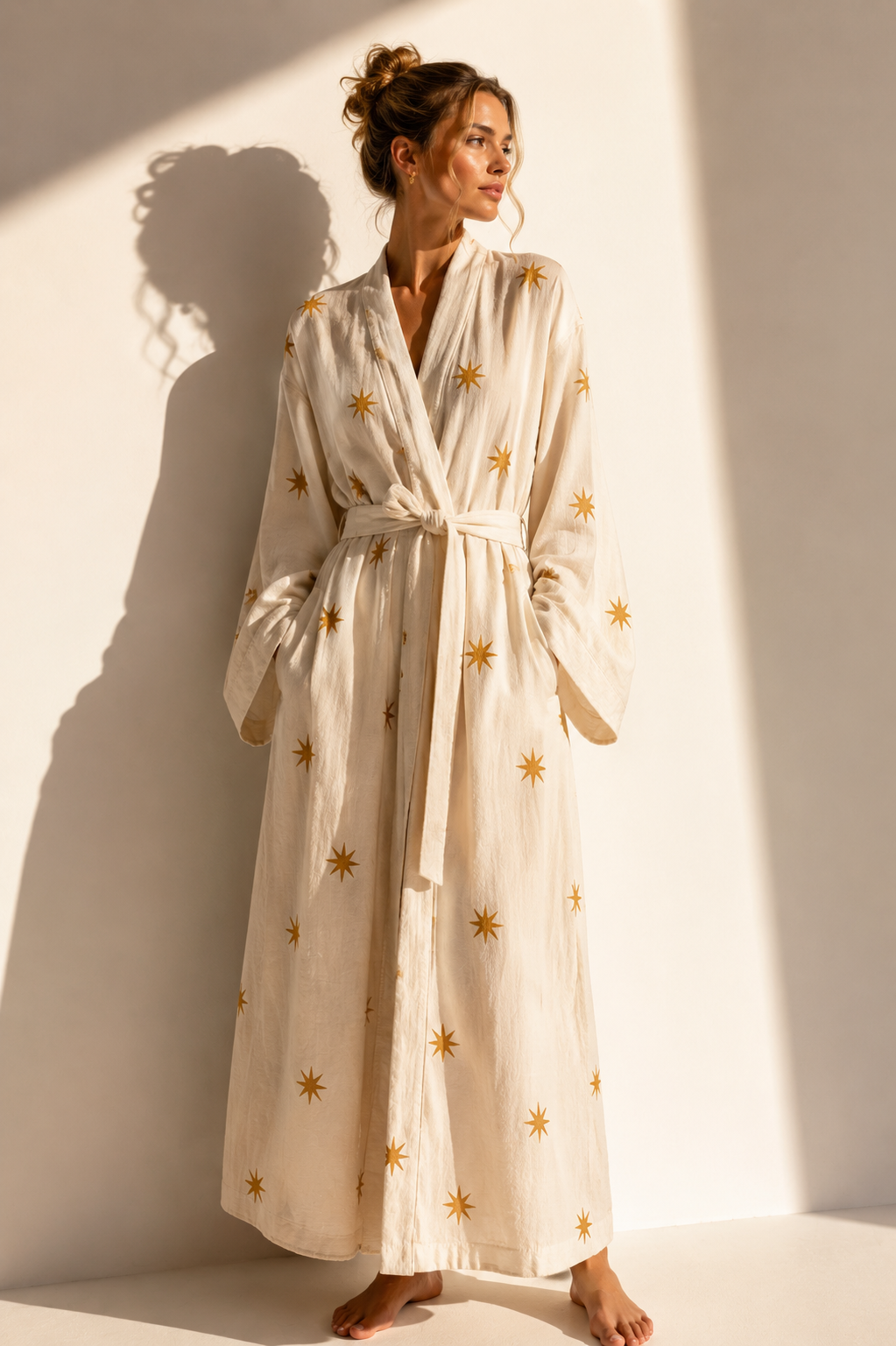 Linen Long Robe