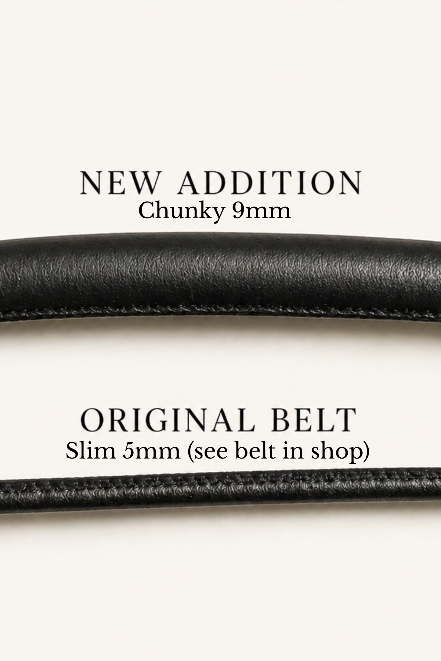 Chunky Leather Wrap Belt