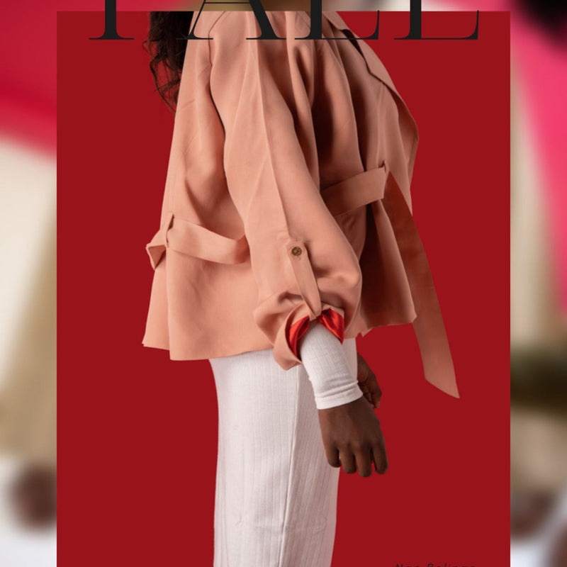 Coral Short Trench Coat
