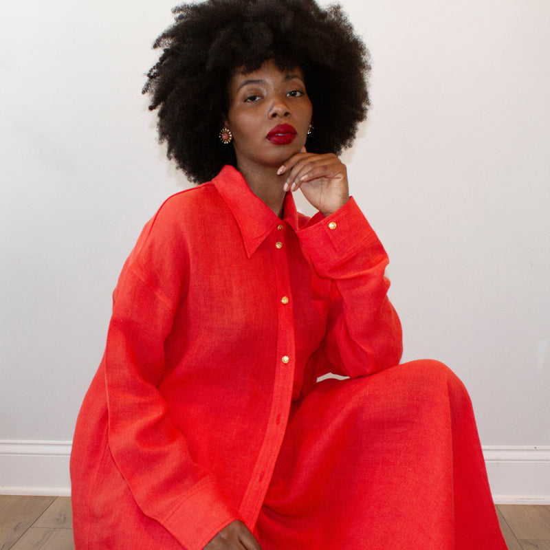 Linen Button Down Shirt