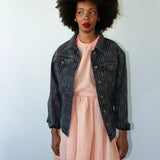 Light Coral Linen Skirt