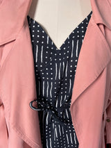 Coral Short Trench Coat
