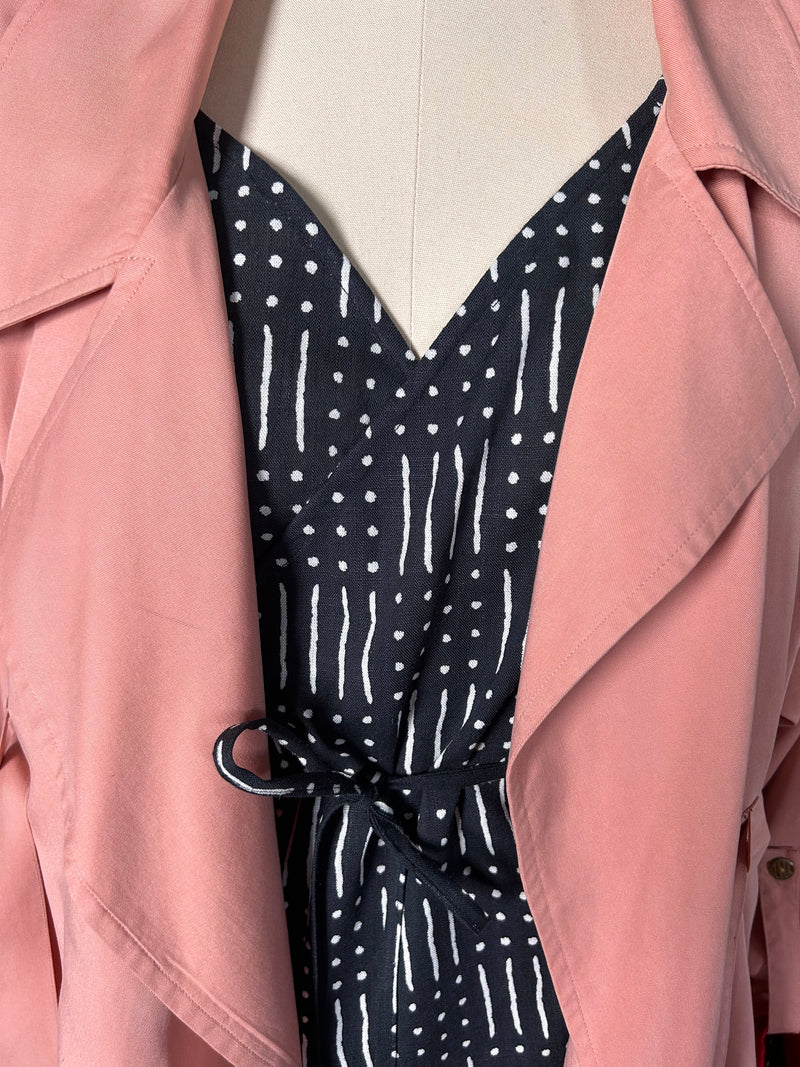 Coral Short Trench Coat