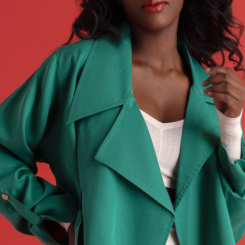 Green Trench Coat (Copy)