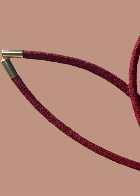 Suede Wrap Leather Rope Belt