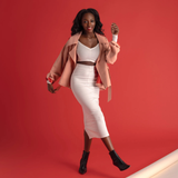 Coral Short Trench Coat