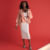Coral Short Trench Coat