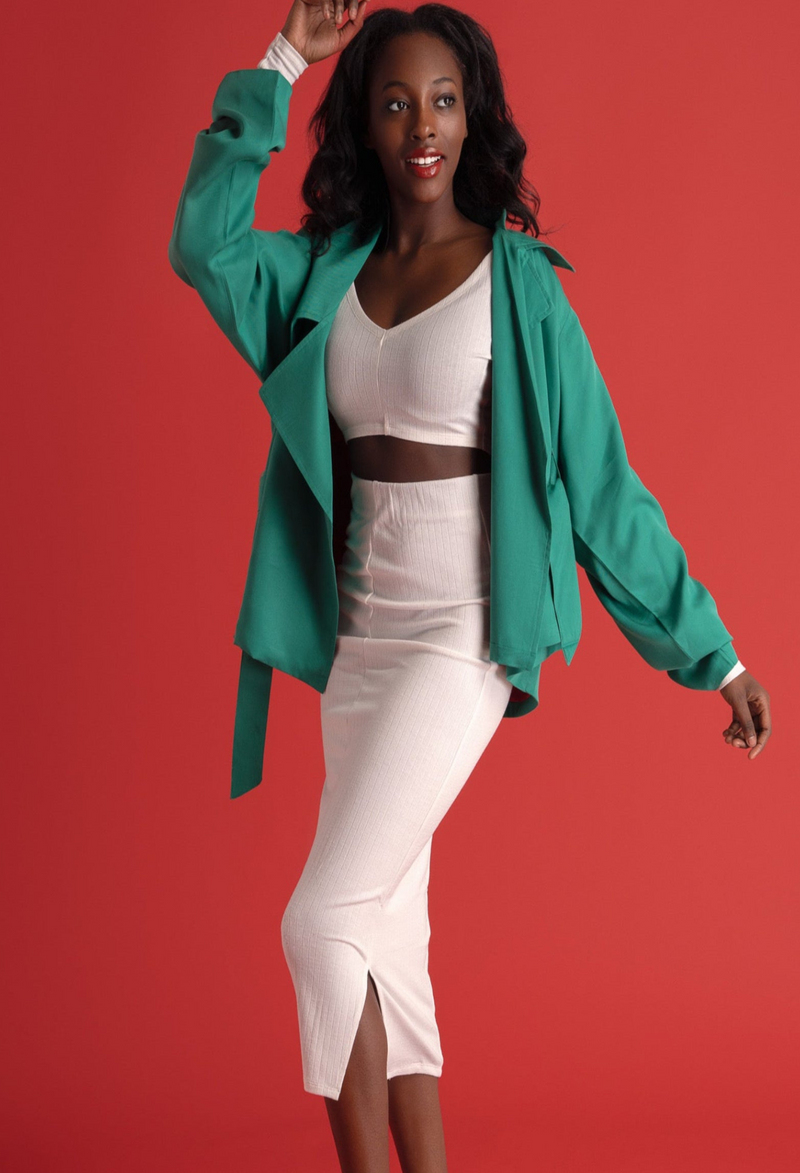 Green Trench Coat