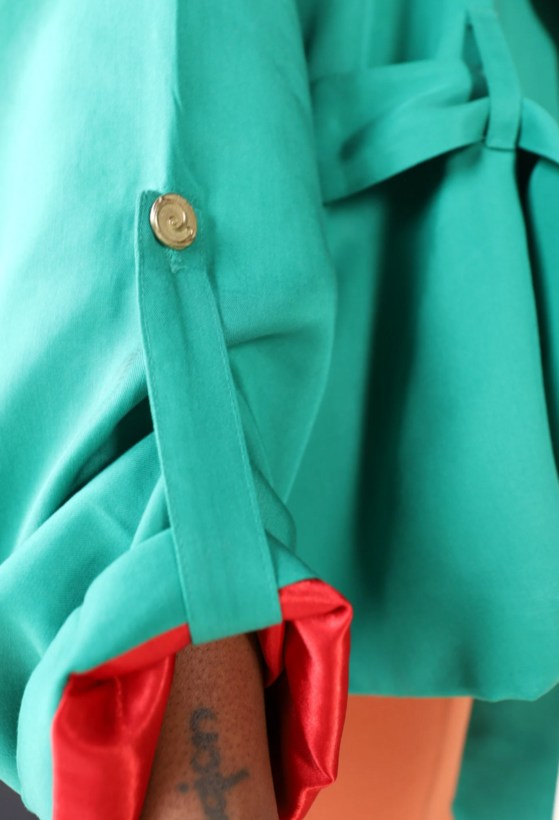 Green Trench Coat