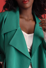 Green Trench Coat